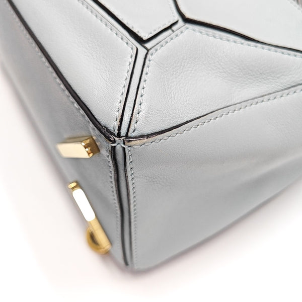 Puzzle Small Calfskin Blue