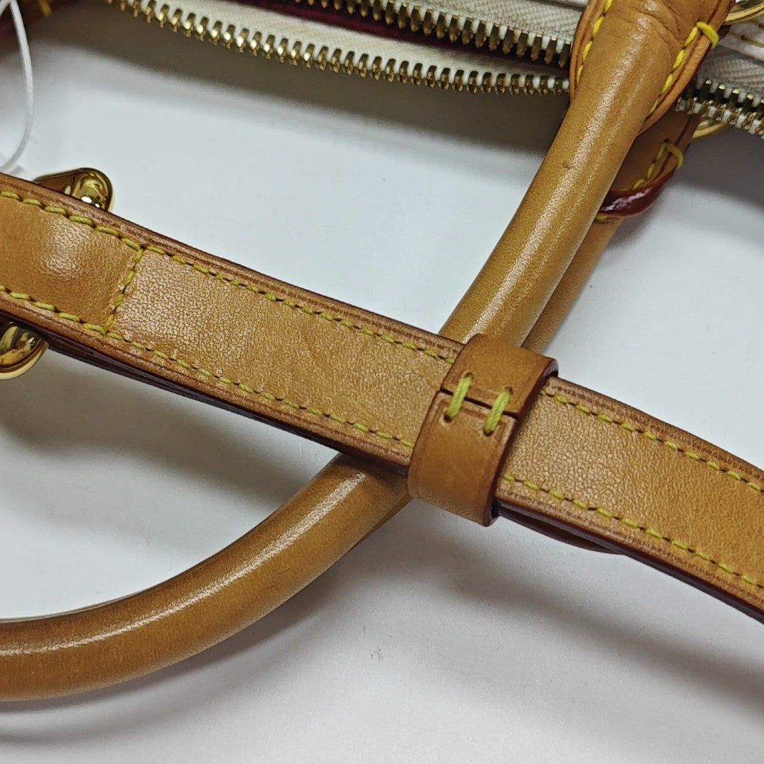 LV × TM RITA Monogram Coated Canvas White