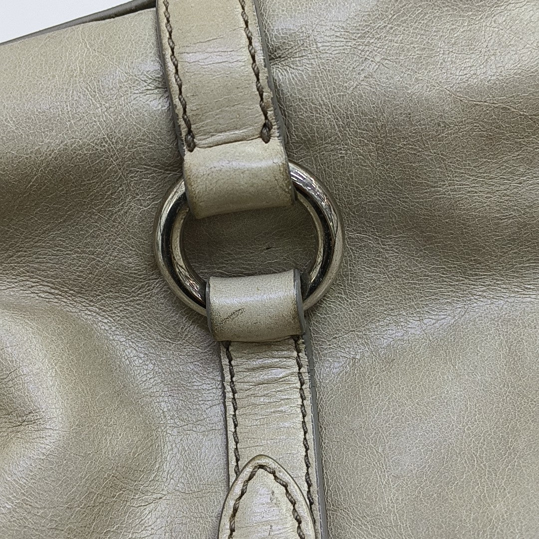 Shoulder Strap Calfskin Gray