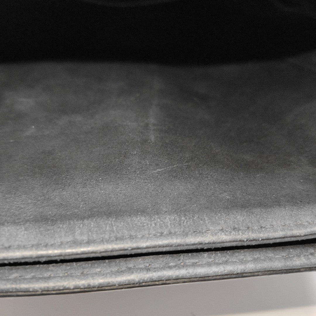 Calfskin Shoulder Bag Black