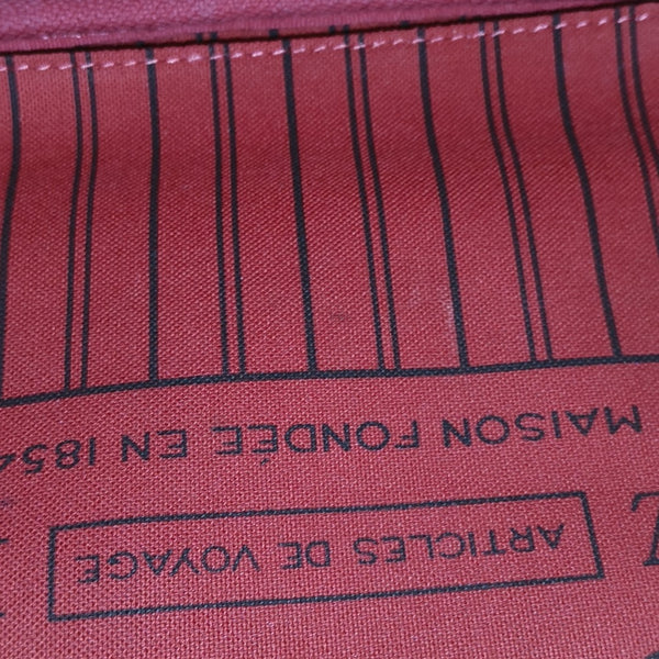 NEVERFULL MM Monogram Coated Canvas Brown