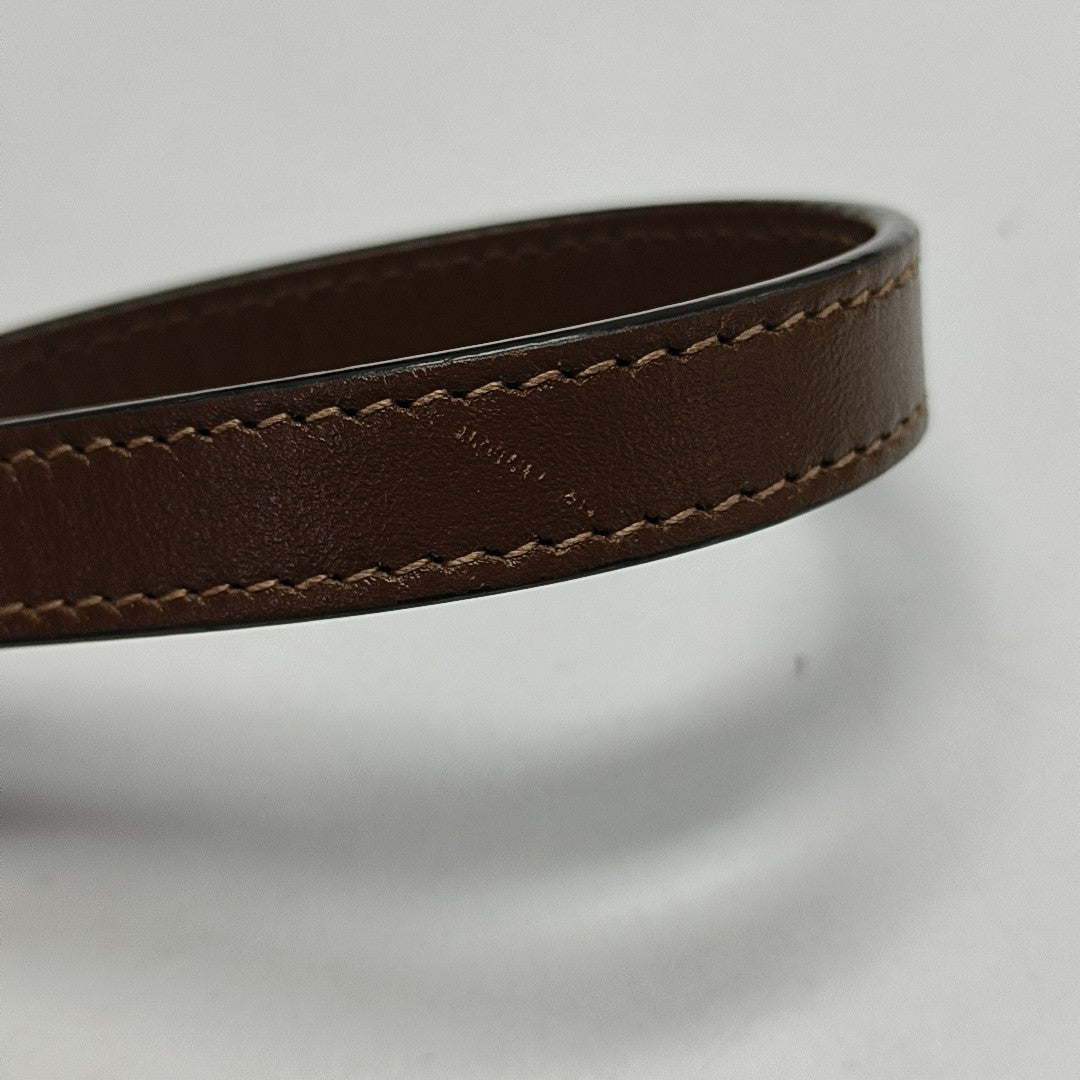 Horsebit 1955 Small Coated Canvas Beige