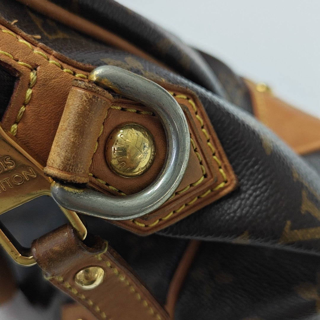 RETIRO NM Monogram Coated Canvas Brown