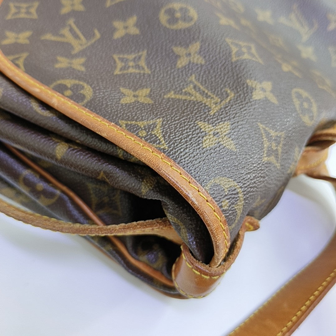 SAUMUR 43 Monogram Coated Canvas Brown