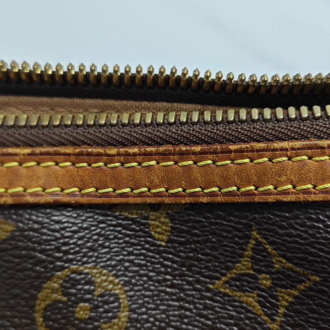 PALERMO PM Monogram Coated Canvas Brown