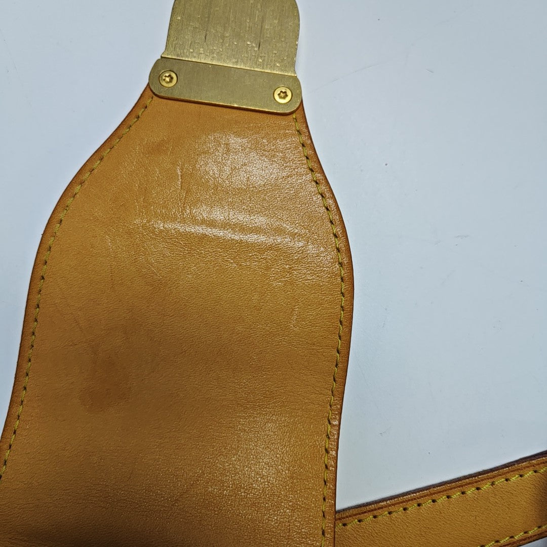 STRESA Monogram Coated Canvas Brown
