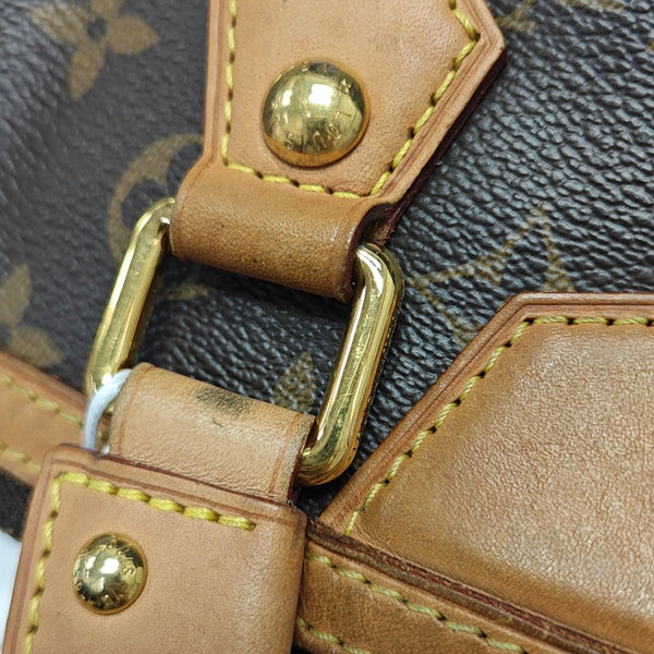 RETIRO NM Monogram Coated Canvas Brown