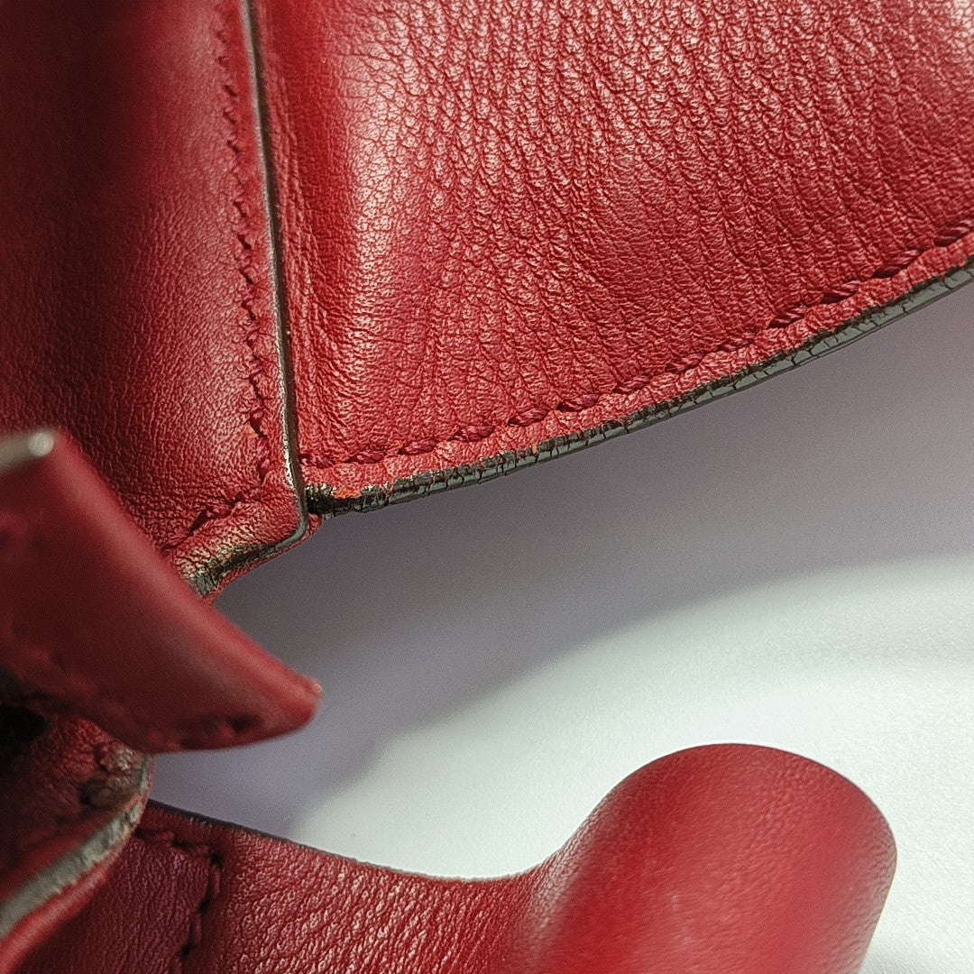 Sophia Calfskin Red