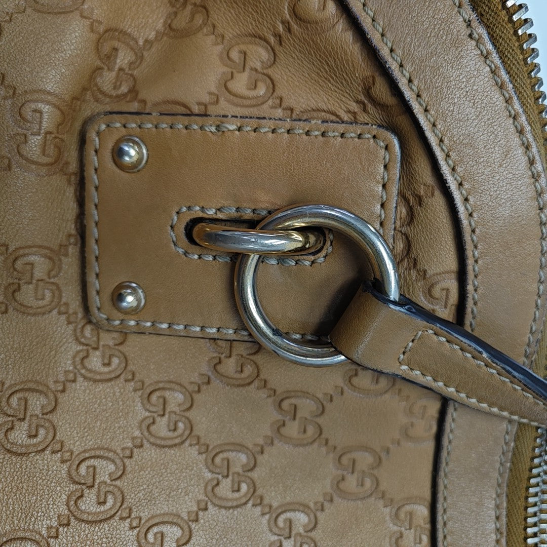 Ligne Shima Monogram Calfskin Brown