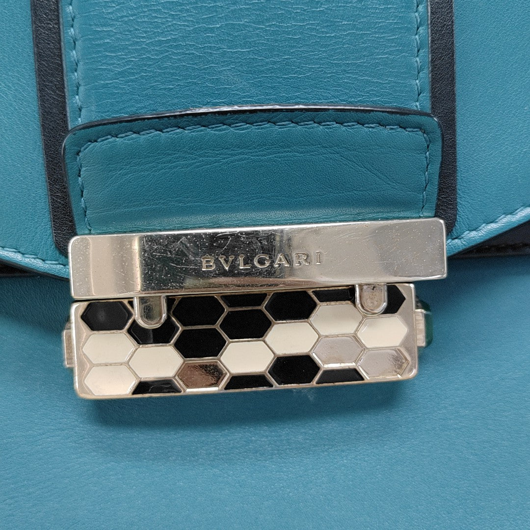SERPENTI VIPER Calfskin Blue