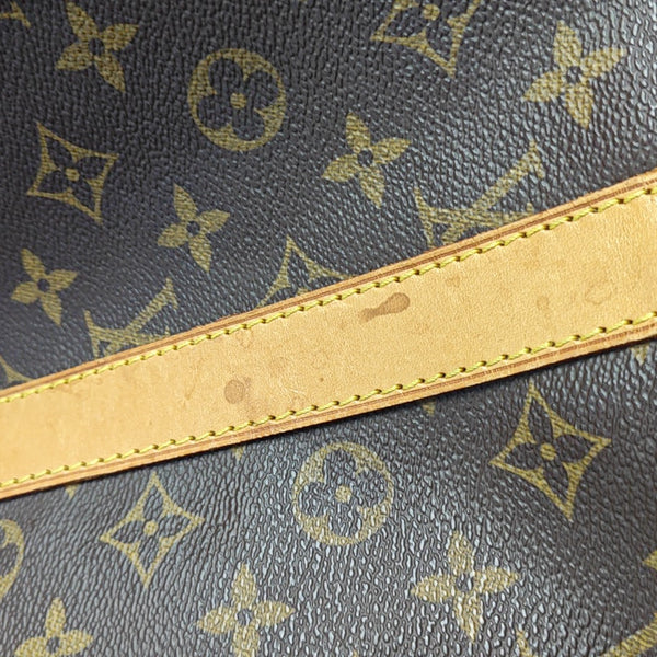 SAC SOUPLE 55 Monogram Coated Canvas Brown