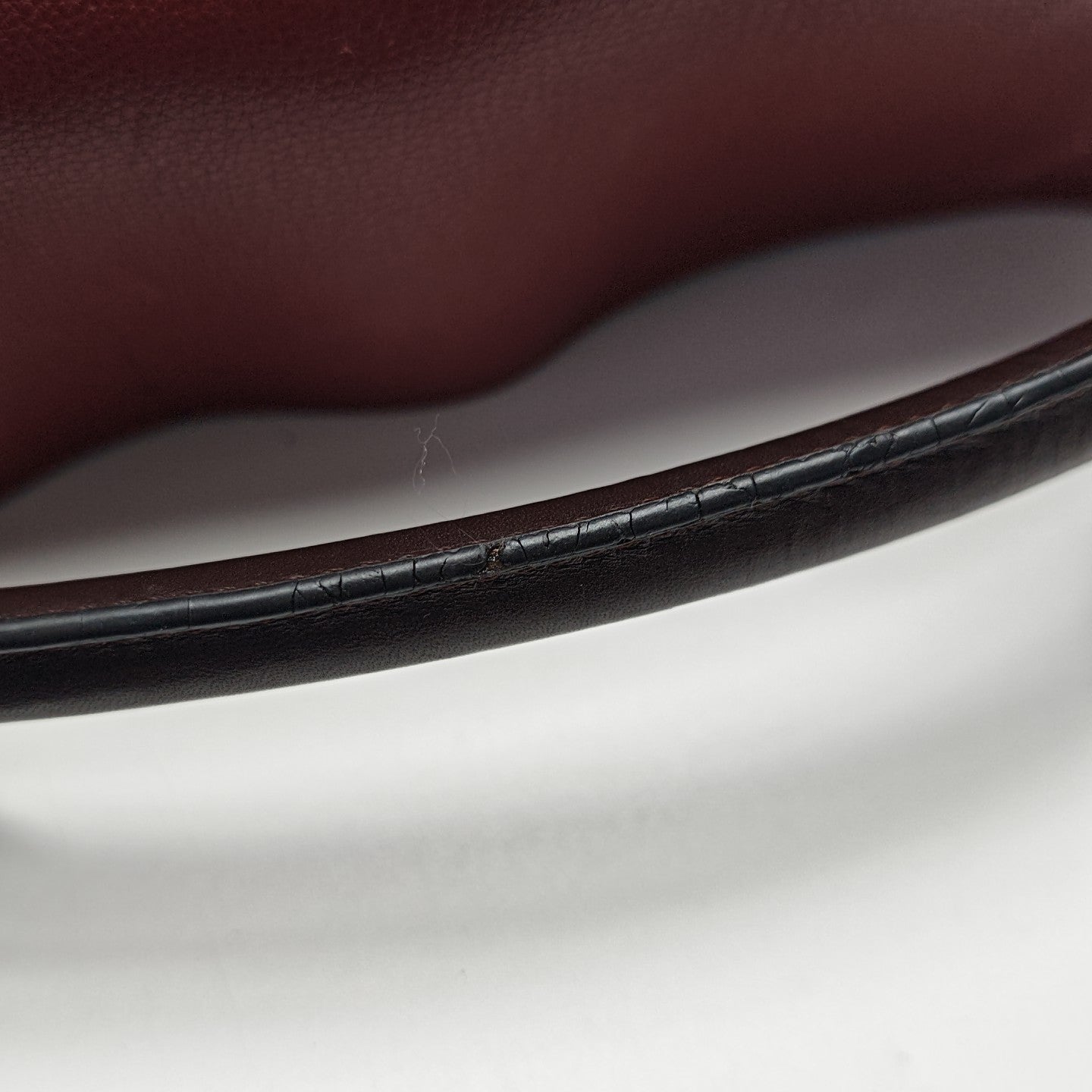 Puzzle Small Calfskin Red