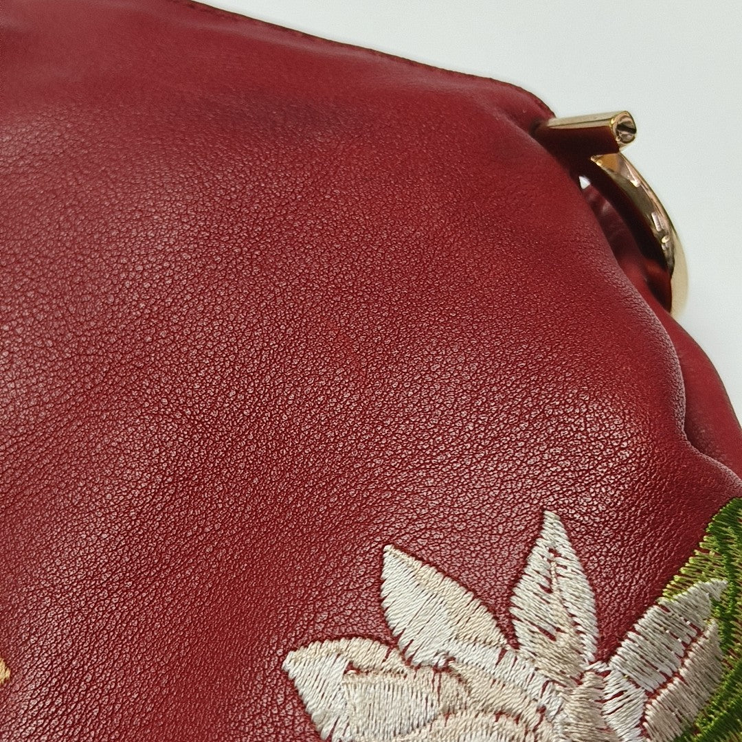 Sophia Calfskin Red