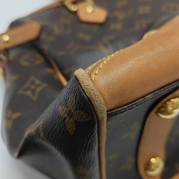 RETIRO NM Monogram Coated Canvas Brown