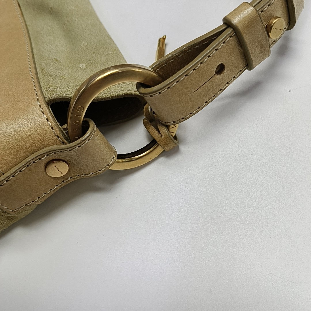 Suede Shoulder Bag Brown