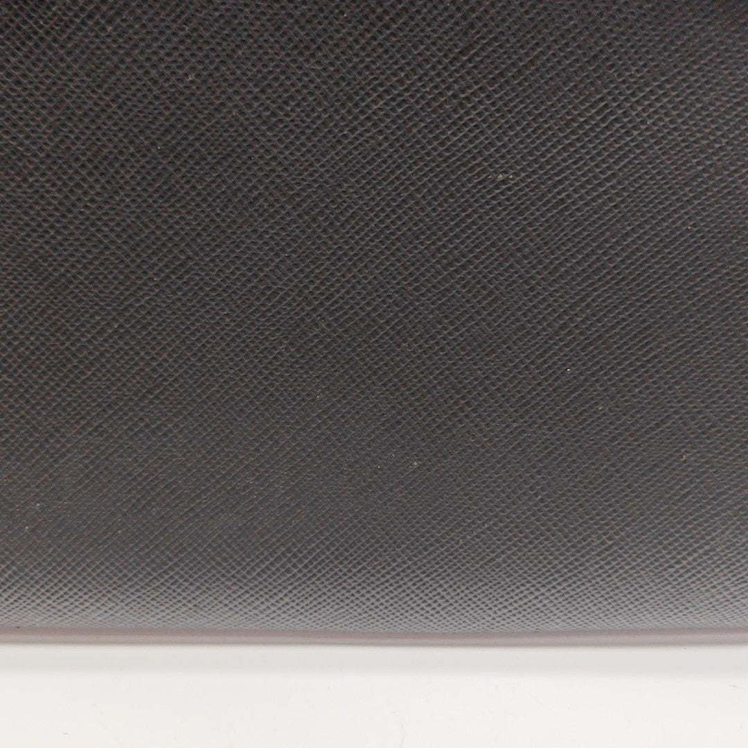 Twin Saffiano Calfskin Black