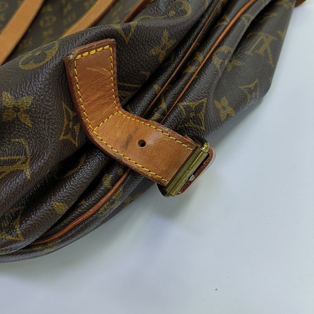 SAUMUR 43 Monogram Coated Canvas Brown