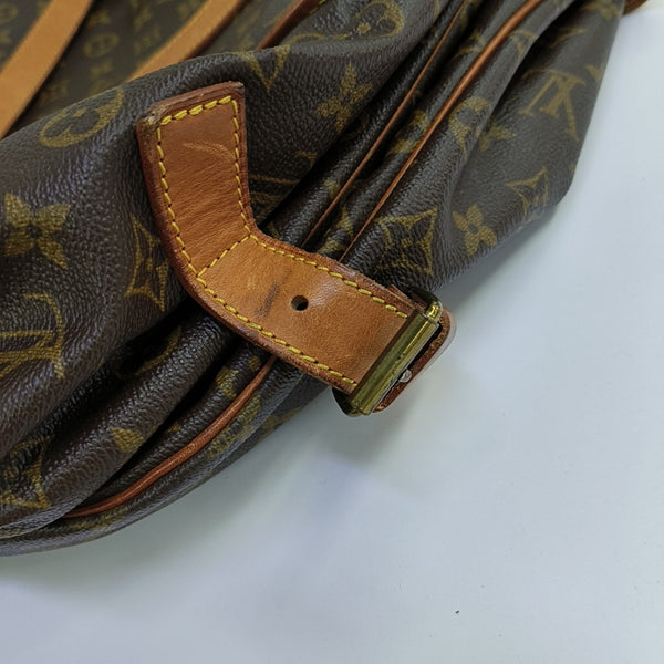SAUMUR 43 Monogram Coated Canvas Brown