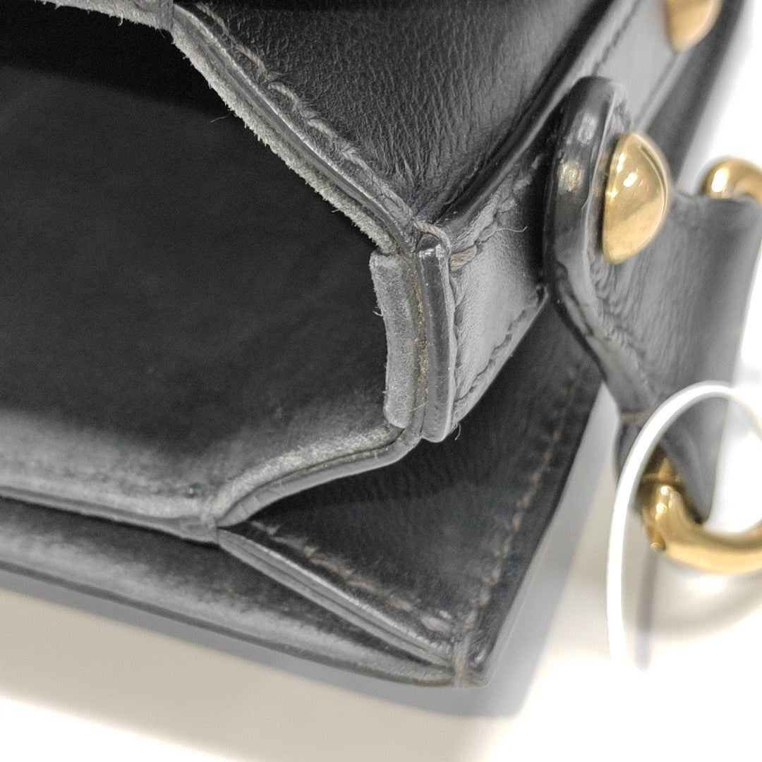 Calfskin Shoulder Bag Black