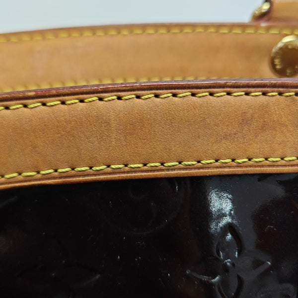 BREA MM Monogram Patent Leather Red