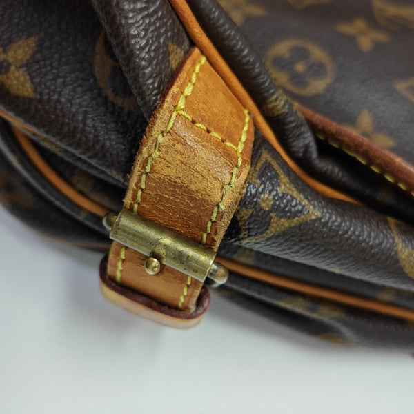 SAUMUR Monogram Coated Canvas Brown