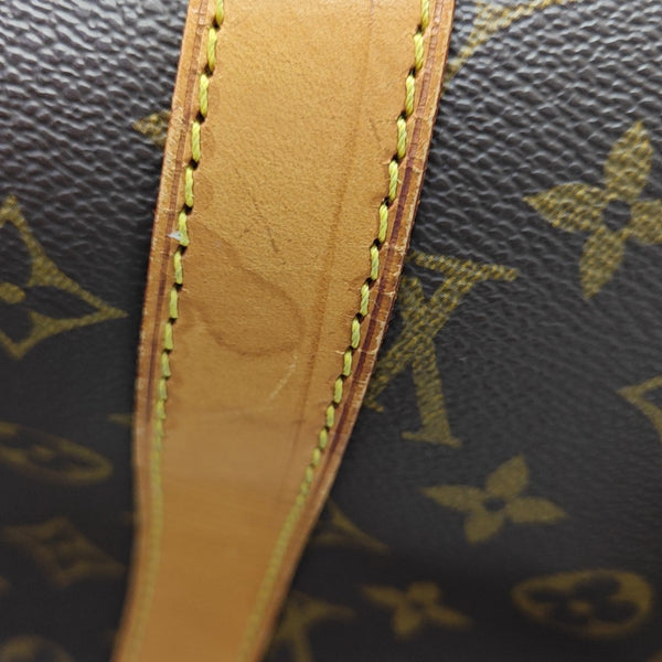 SAC SOUPLE 55 Monogram Coated Canvas Brown