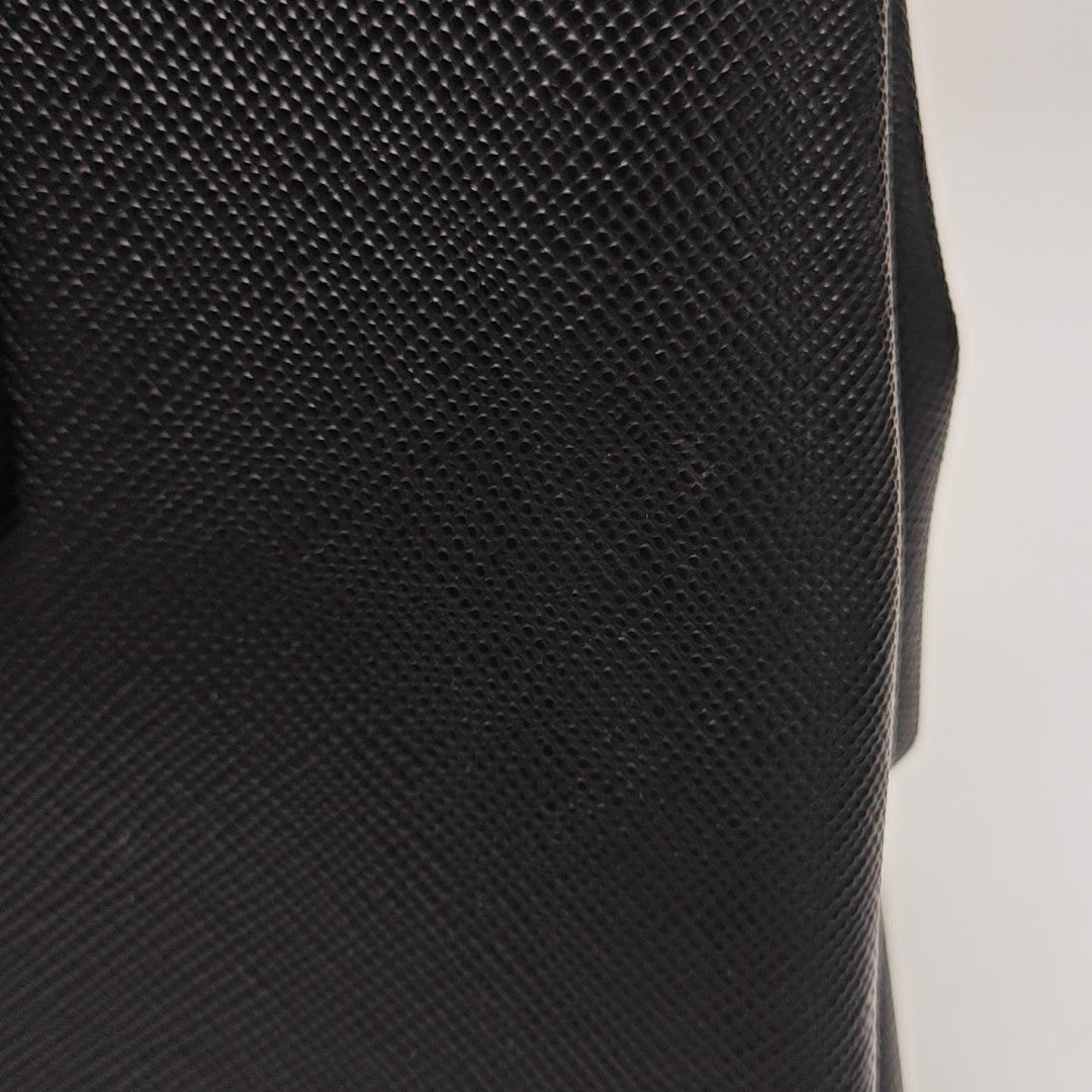 Twin Saffiano Calfskin Black