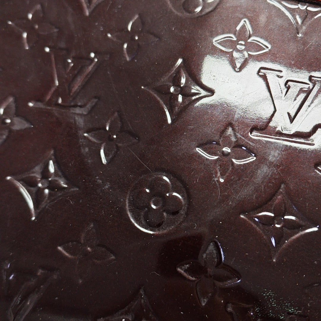 BREA MM Monogram Patent Leather Red
