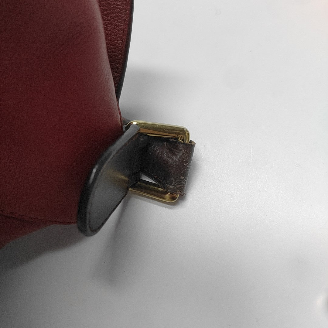 Puzzle Small Calfskin Red