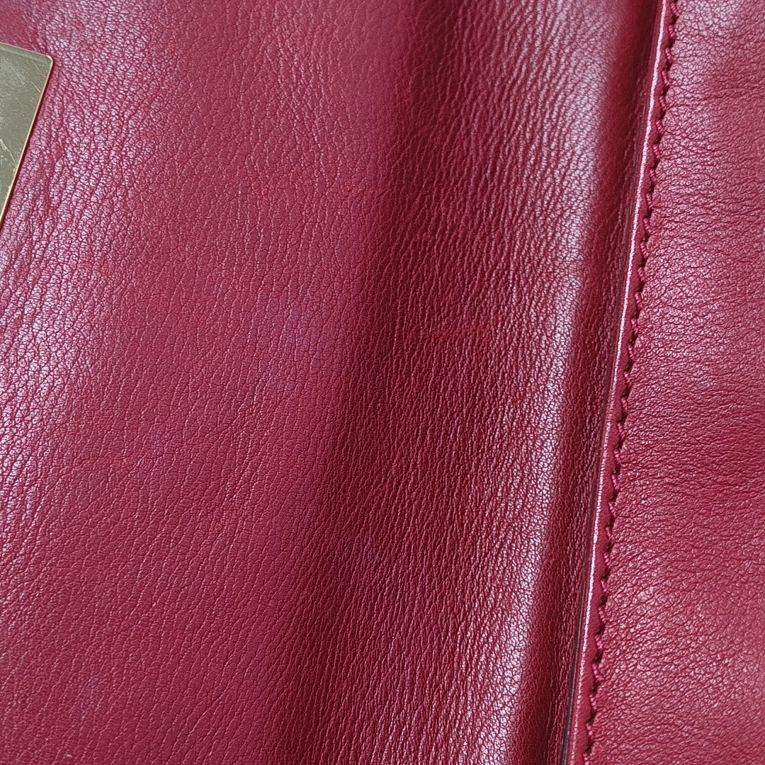Sophia Calfskin Red