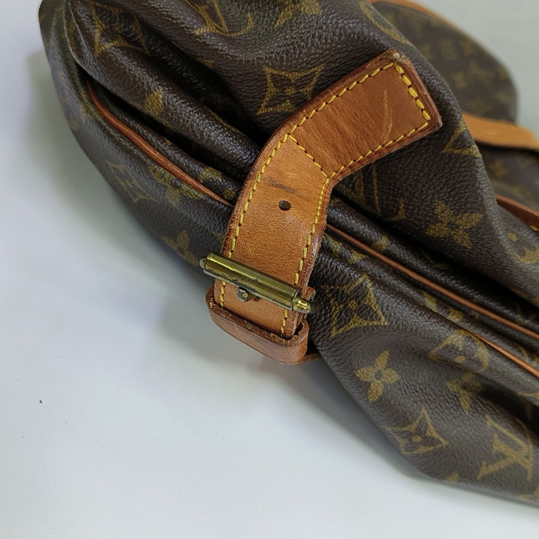 SAUMUR 43 Monogram Coated Canvas Brown