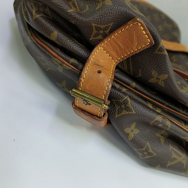 SAUMUR 43 Monogram Coated Canvas Brown