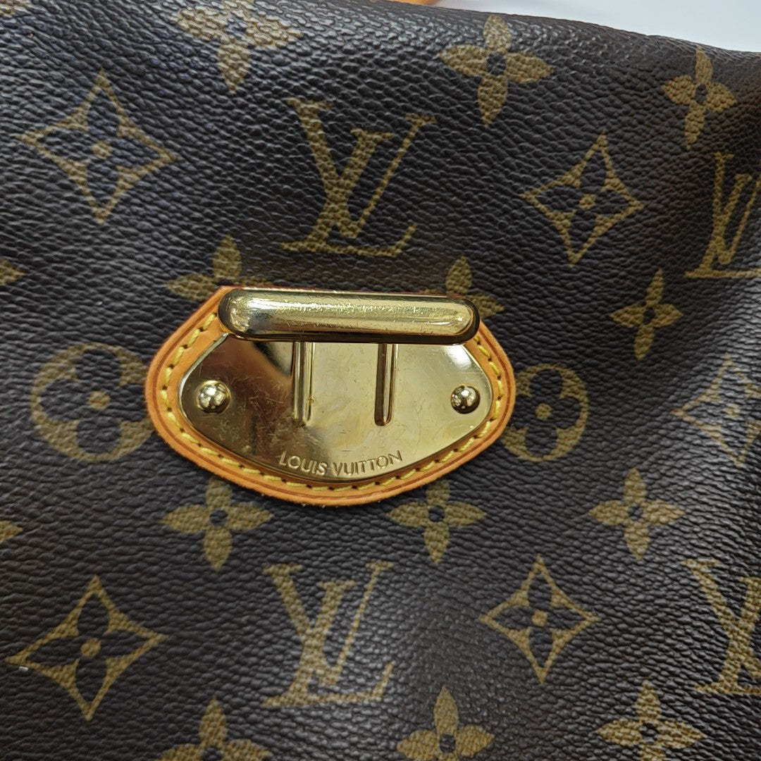 STRESA Monogram Coated Canvas Brown