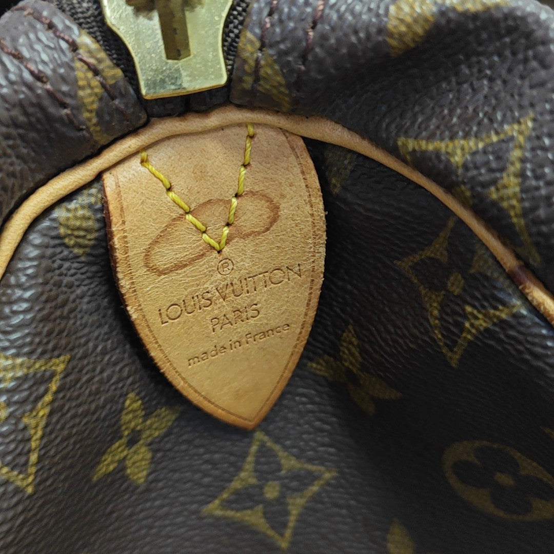 SAC SOUPLE 55 Monogram Coated Canvas Brown