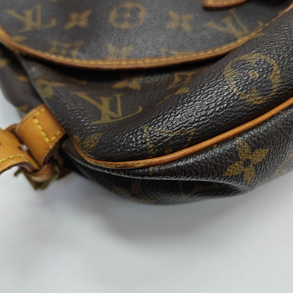 SAUMUR Monogram Coated Canvas Brown