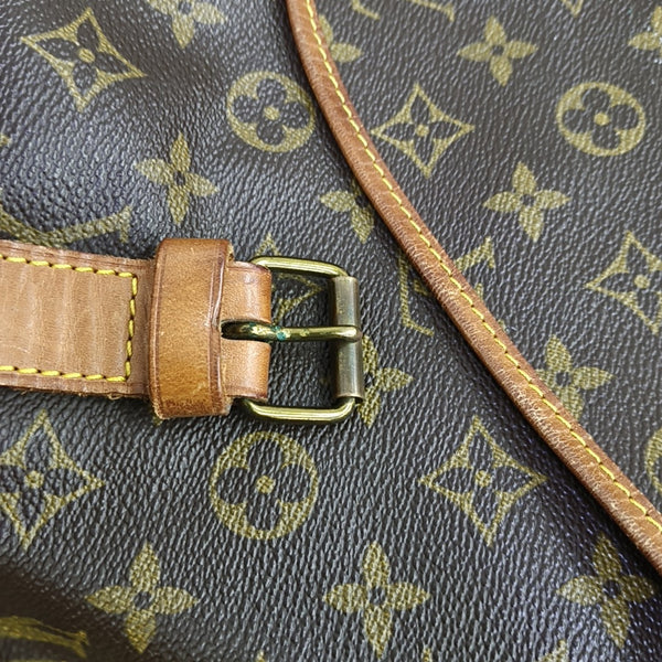 SAUMUR 43 Monogram Coated Canvas Brown