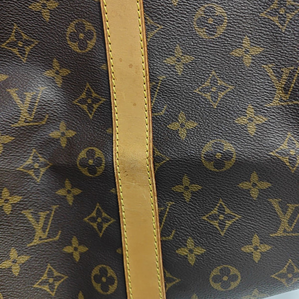 SAC SOUPLE 55 Monogram Coated Canvas Brown