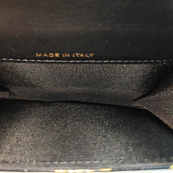 Authenticated pre-owned  2.55 Crocodile Black Card Holder - Card Holder at Looply