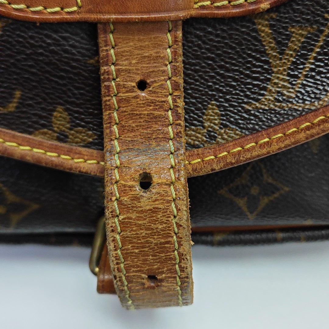 SAUMUR Monogram Coated Canvas Brown