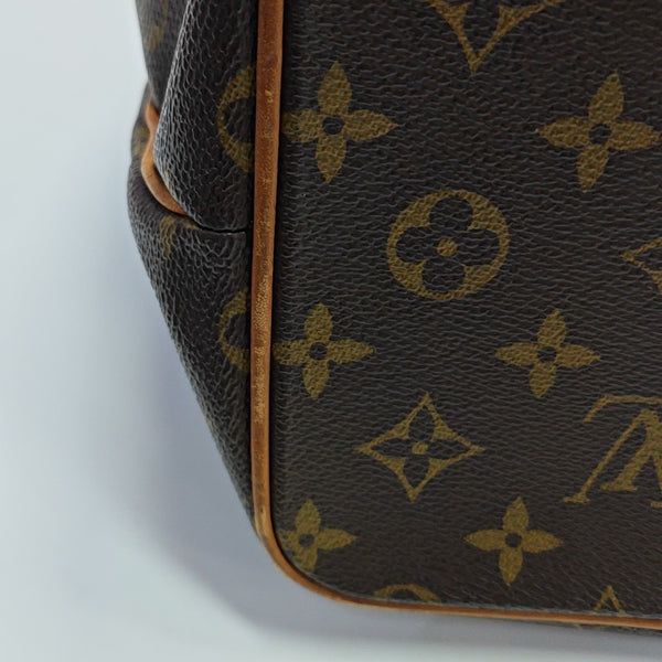 PALERMO PM Monogram Coated Canvas Brown