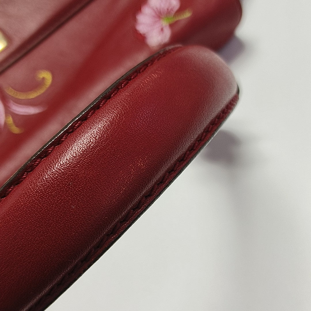 Sophia Calfskin Red