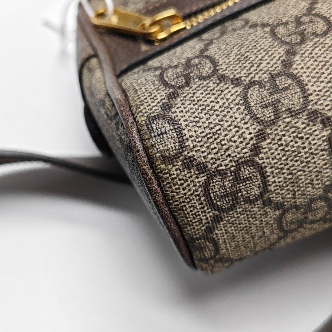 Authenticated pre-owned  Ophidia Small Monogram Coated Canvas Beige - Belt Bag at Looply