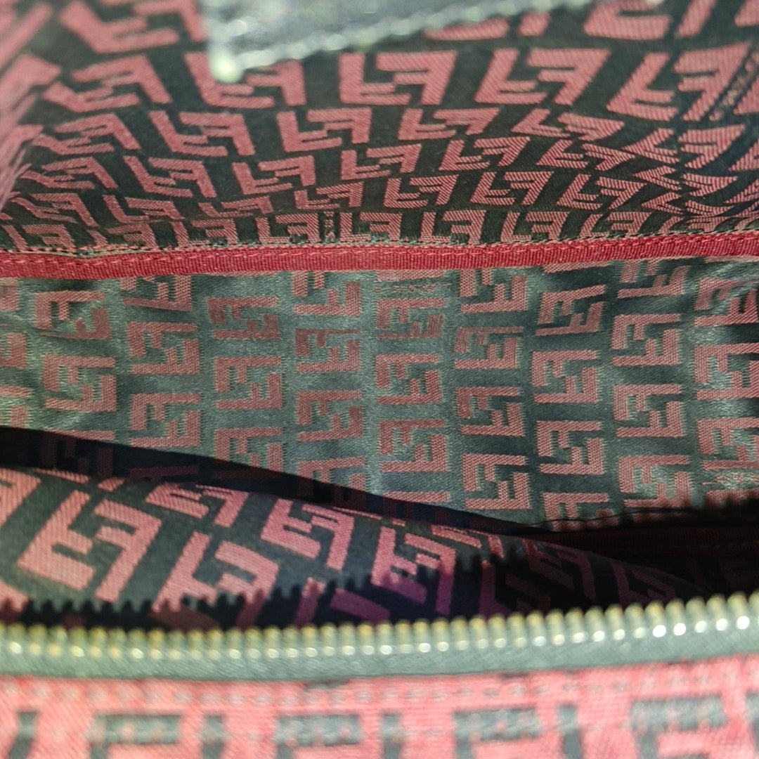 Canvas Top Handle Bag Red
