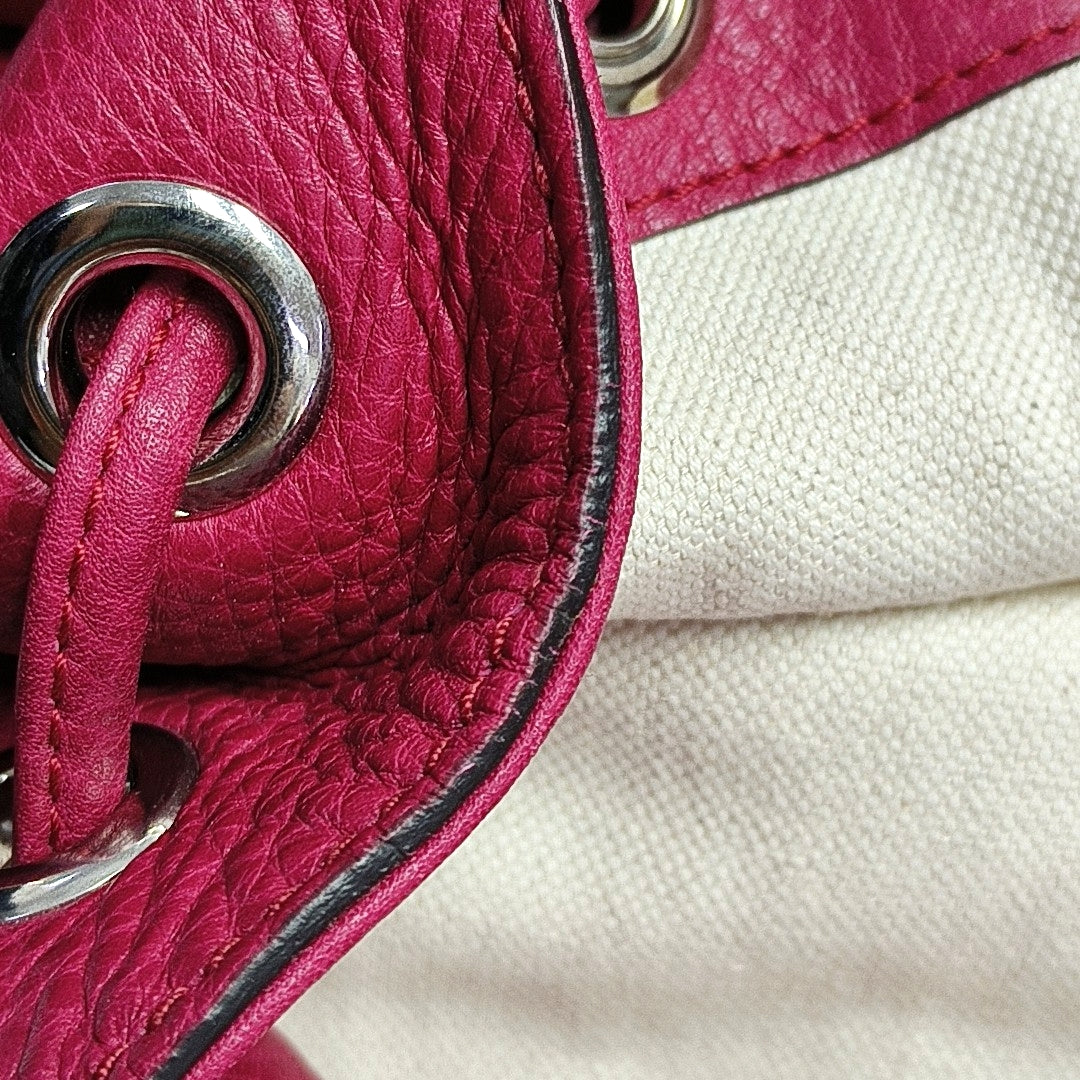 Authenticated pre-owned  Bamboo 1947 Calfskin Pink - Backpack at Looply