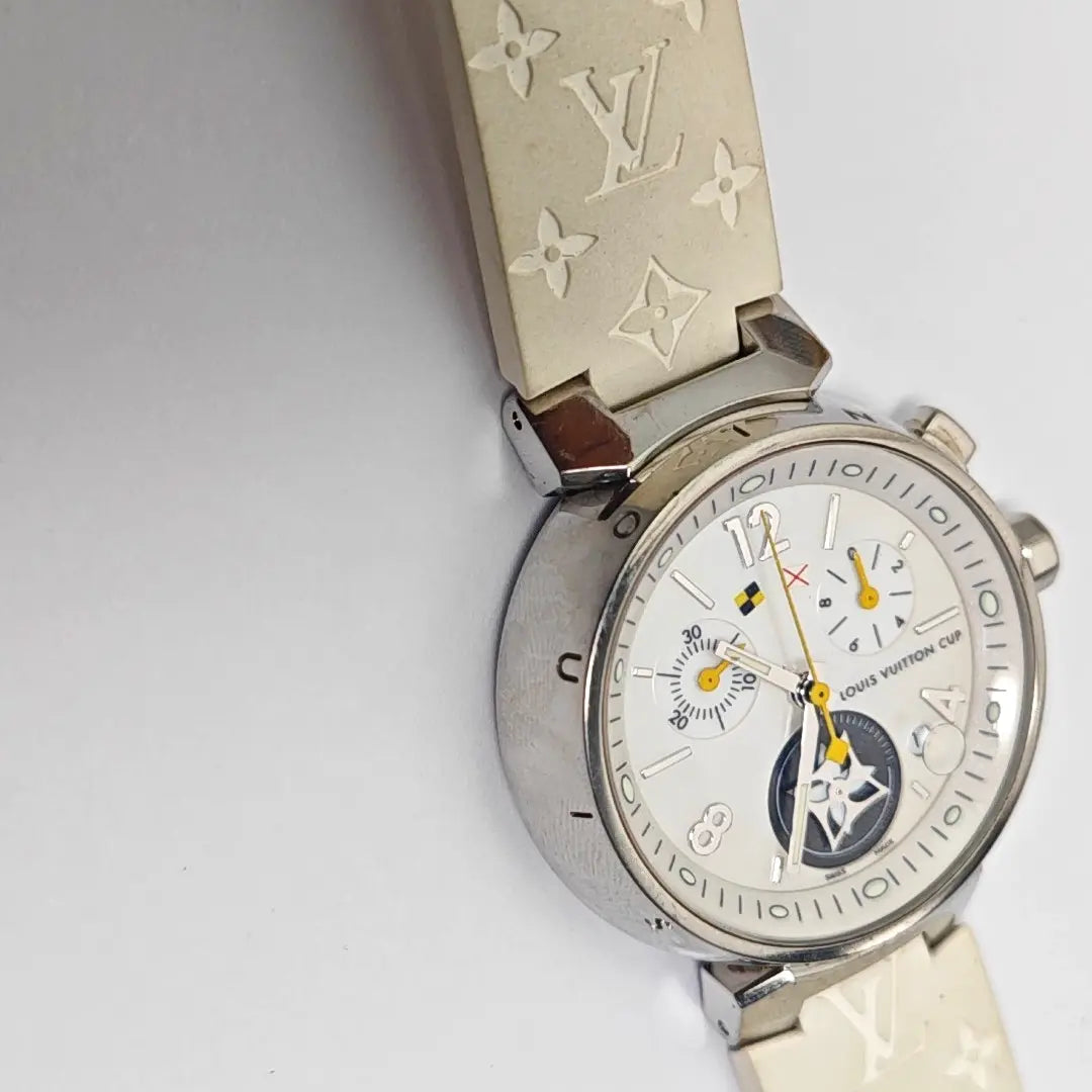 TAMBOUR 34mm White Quartz Watch