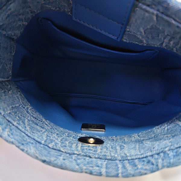 Quilted Denim Blue