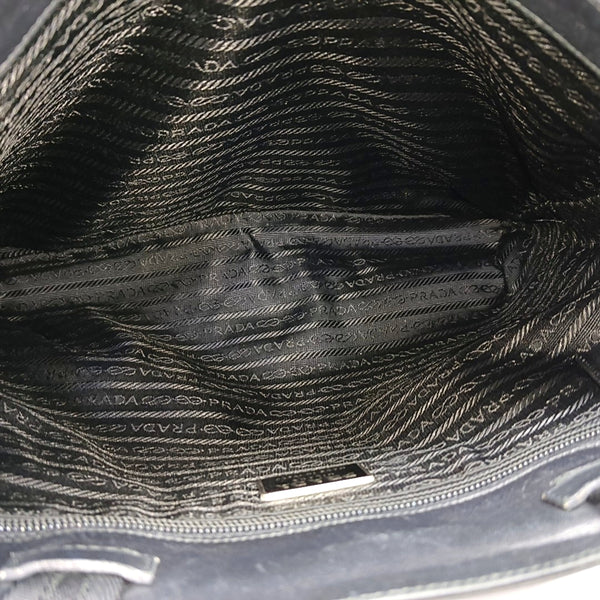Authenticated pre-owned  Nylon Crossbody Bag Nylon Black - Shoulder Bag at Looply