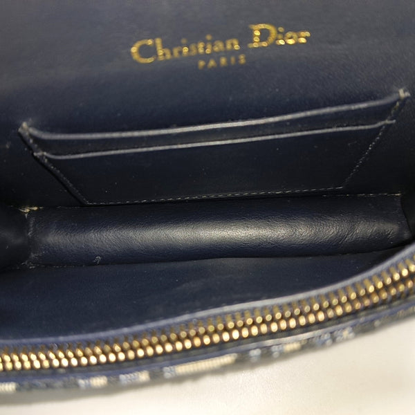 Authenticated pre-owned  Saddle Oblique Canvas Blue - Belt Bag at Looply