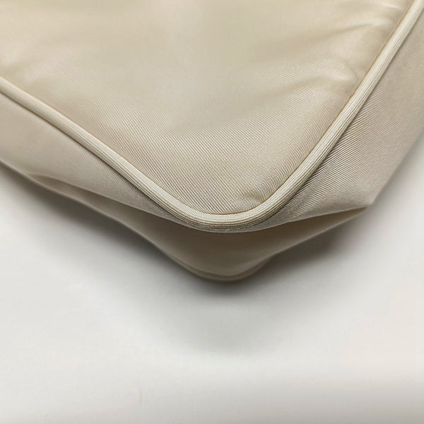 Authenticated pre-owned  Re-Edition2000 Mini Nylon White - Top Handle Bag at Looply