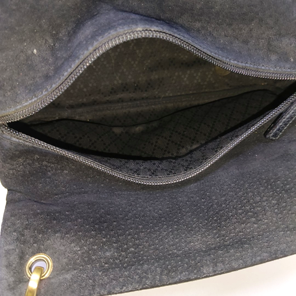 Authenticated pre-owned  Bamboo 1947 Suede Black - Top Handle Bag at Looply